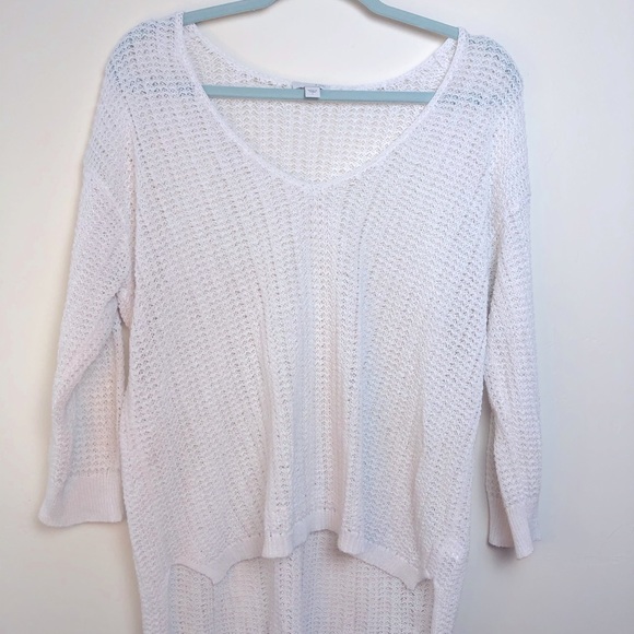 J Jill crochet knit tunic pullover sweater - Picture 1 of 3